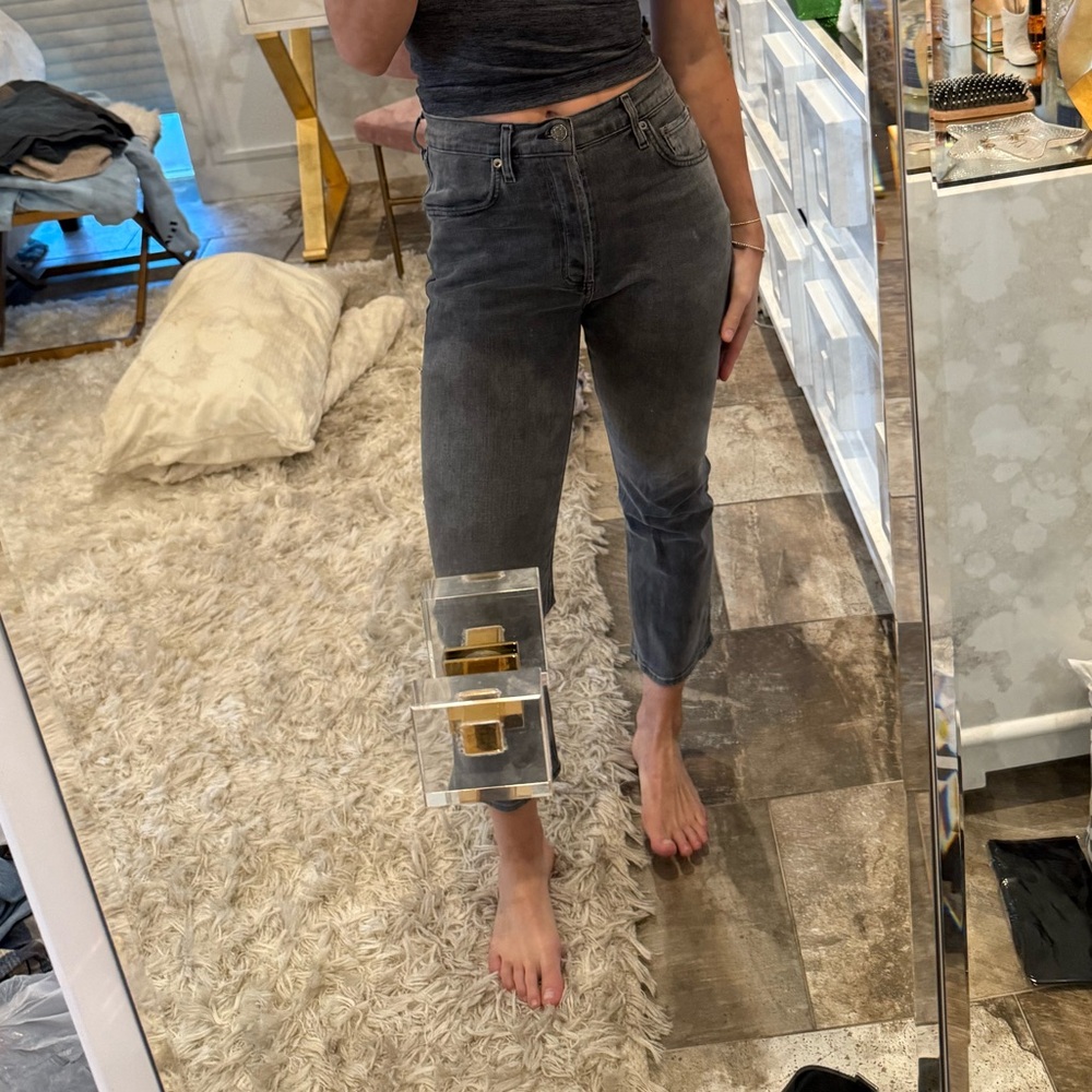 AGOLDE Riley jeans in Gray